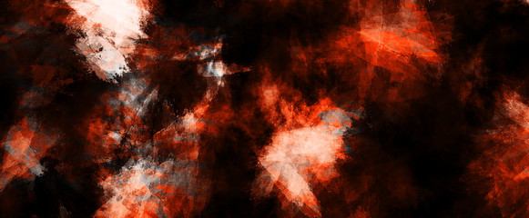 Obraz premium Abstract dark black red background or party invite for happy birthday, bridal wedding evening, Valentine s Day love beauty, fancy luxury Christmas card or new years eve night