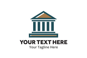 law logo unique simple logo creative design in flat style with color . justice logo creative simple logo for lawyer identity and business