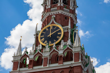 clock tower of moscow kremlin