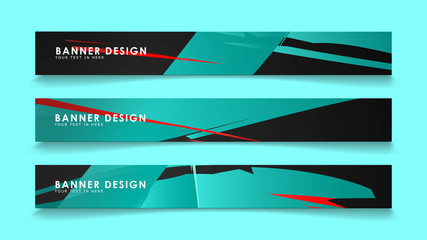 Fototapeta premium Simple abstract geometric banners with simple geometric banner spray vector banners .design illustration