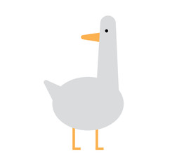 duck cartoon cute isolated