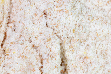 White dough as an abstract background