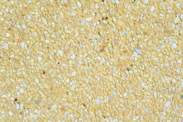 Yellow and white stone texture Of decorative  terrazzo floor and wall,vintage and loft style,nature background