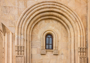 Window of church, Tbilisi, Georgia