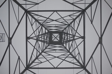 Underside of a Phone Tower