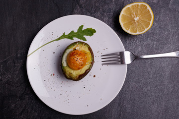 avocado and egg