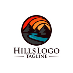 Hills Logo Stock Images