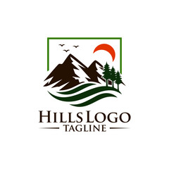 Hills Logo Stock Images