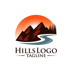 Hills Logo Stock Images