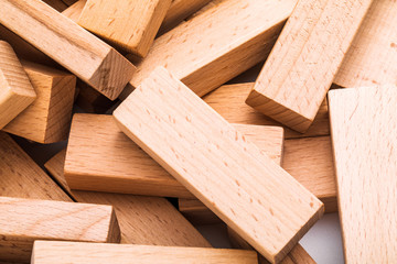 Background of wooden cubes. background image.