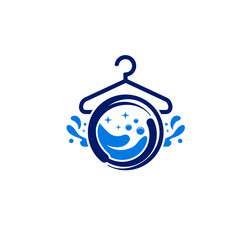 Laundry Logo Images Stock Vector