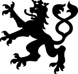 Heraldic lion