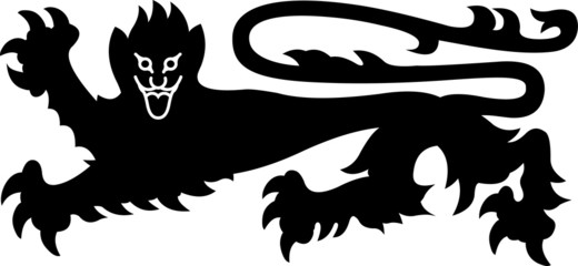 Heraldic lion