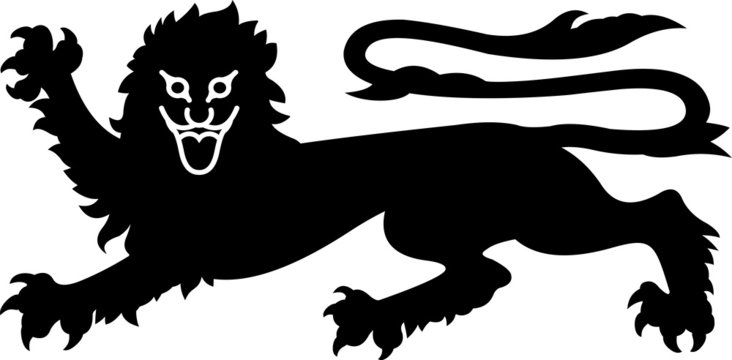 Heraldic lion