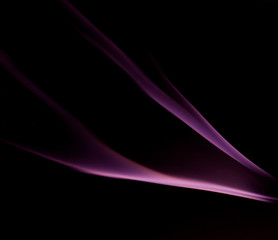 pink smoke coming from a joss stick making a beautiful wallpaper in black background