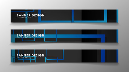 Fototapeta na wymiar Abstract geometric and rectangular pattern banners with blue gradients. Vector Illustration. Eps 10