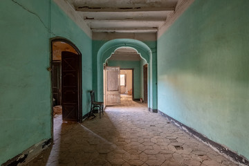 Obraz premium Interior of an old house