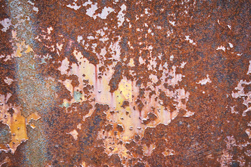 Rust corroded metal background   