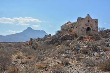 Ruiny na Gramvousa na Krecie, Krajobraz morski
