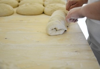 handmade bread from the fermented way	