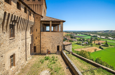 Fototapeta na wymiar Panoramic views near Parma. Italy.
