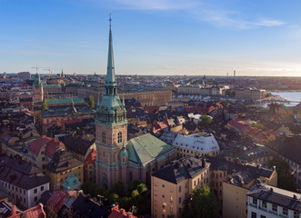 View of Stockholm Sweden early morning