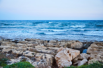 Fototapeta na wymiar cyprus sea cost