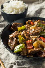 Homemade Chinese Pepper Steak