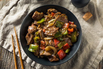 Homemade Chinese Pepper Steak