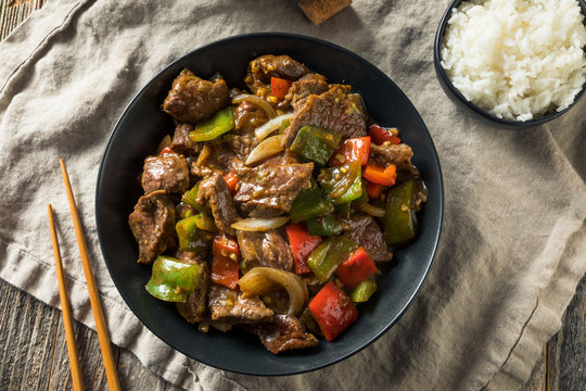 Homemade Chinese Pepper Steak