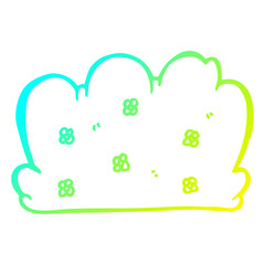 cold gradient line drawing cartoon hedge