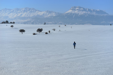 spectacular winter ride, a quiet, calm and lonely adventure