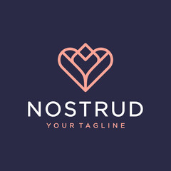 Flower logo design concept.