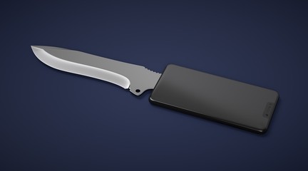 The smartphone can be a weapon.