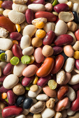 Dry Organic Assorted Bean Mixture
