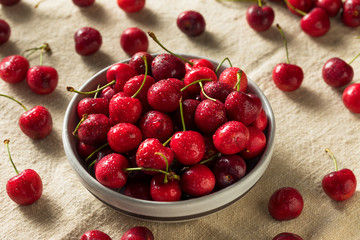 Raw Red Organic Cherries