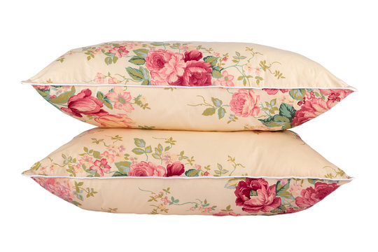 pillows,white background,pure white background,two pillos,one pillow,pure,white,pure white,front,side,overlapt,amazon,ebay,shopify,flowers,pattern,colors,shiny material,
