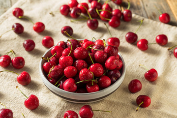 Raw Red Organic Cherries