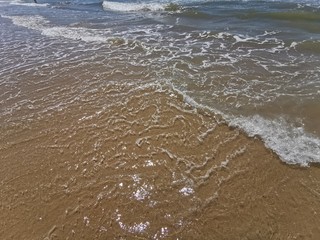 france medoc summer beach blue sky