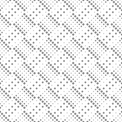 Geometrical black and white circle pattern background - monochrome abstract vector graphic design