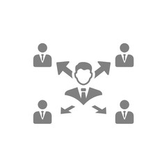 Business decision, business plan, decision making, management, plan, planning, strategy  grey color icon