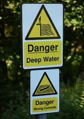 Deep water sign