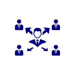 Business decision, business plan, decision making, management, plan, planning, team planing, strategy blue color icon