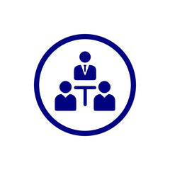 Business decision, business plan, decision making, management, plan, planning, team planing, strategy blue color icon