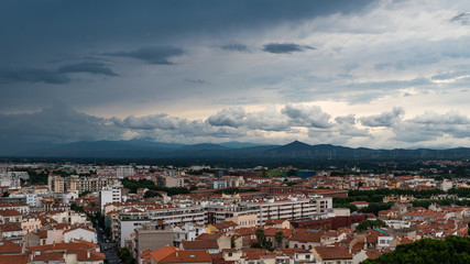 Fototapeta premium Nuages citadin