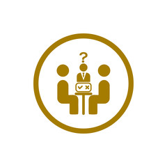 Business decision, business plan, decision making, management, plan, planning, strategy gold color  icon