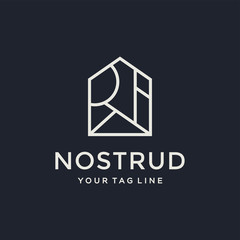 Apartment and building logo design concept.