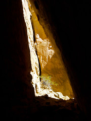 Entrance to a cave