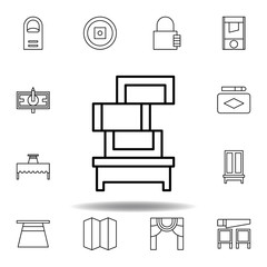 magic illusion trick outline icon. elements of magic illustration line icon. signs, symbols can be used for web, logo, mobile app, UI, UX