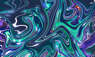 Green purple marble texture liquid fluid abstract 